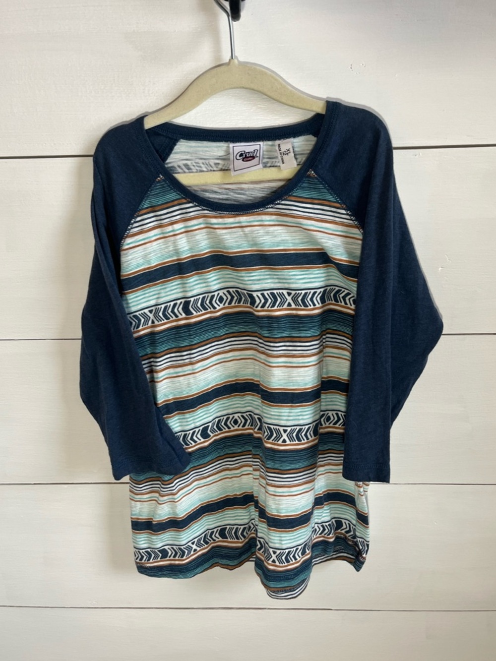 Cruel Girl 3/4 Sleeve Top